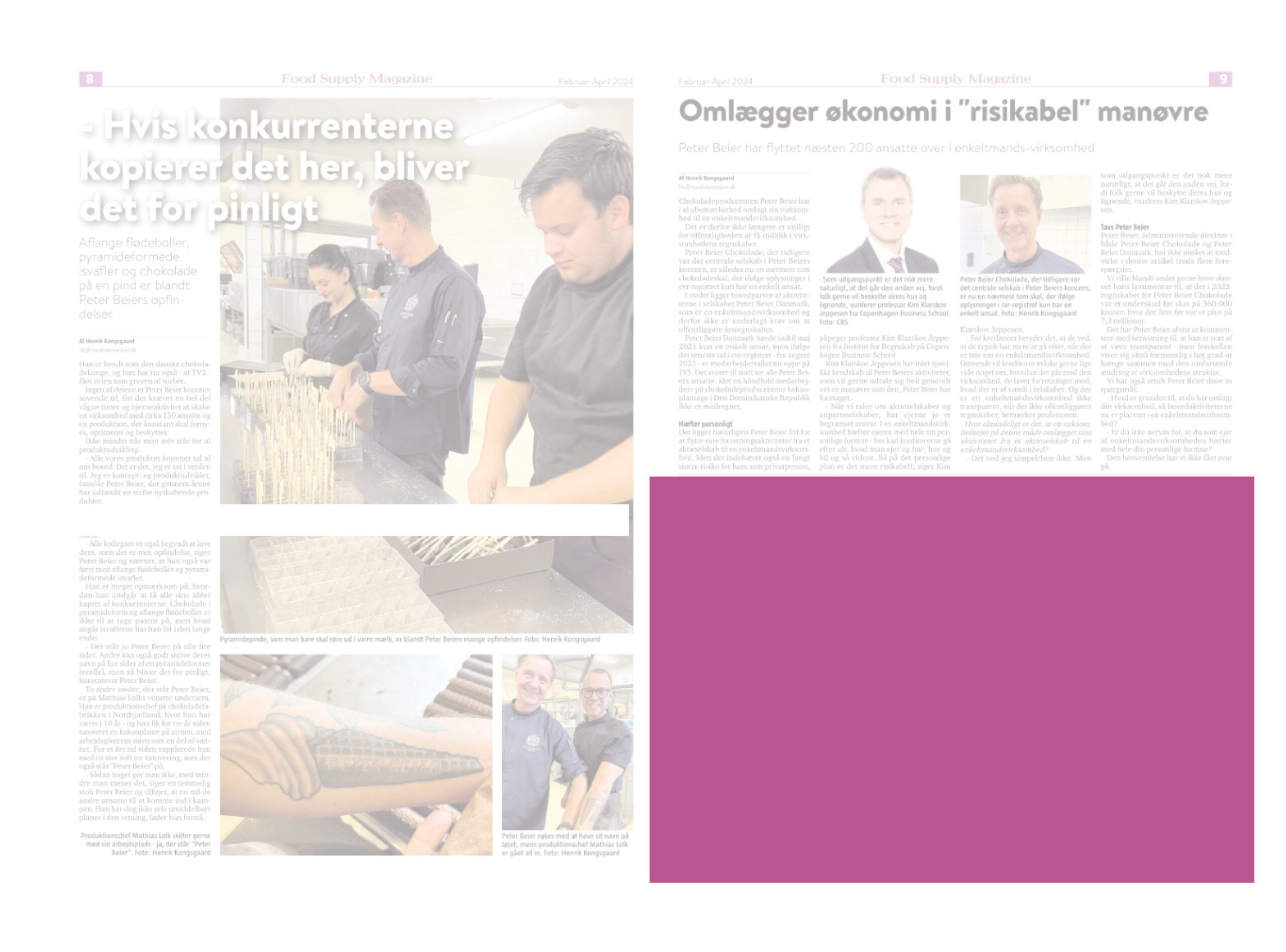 Food Supply F devareindustriens Foretrukne Branchemedie